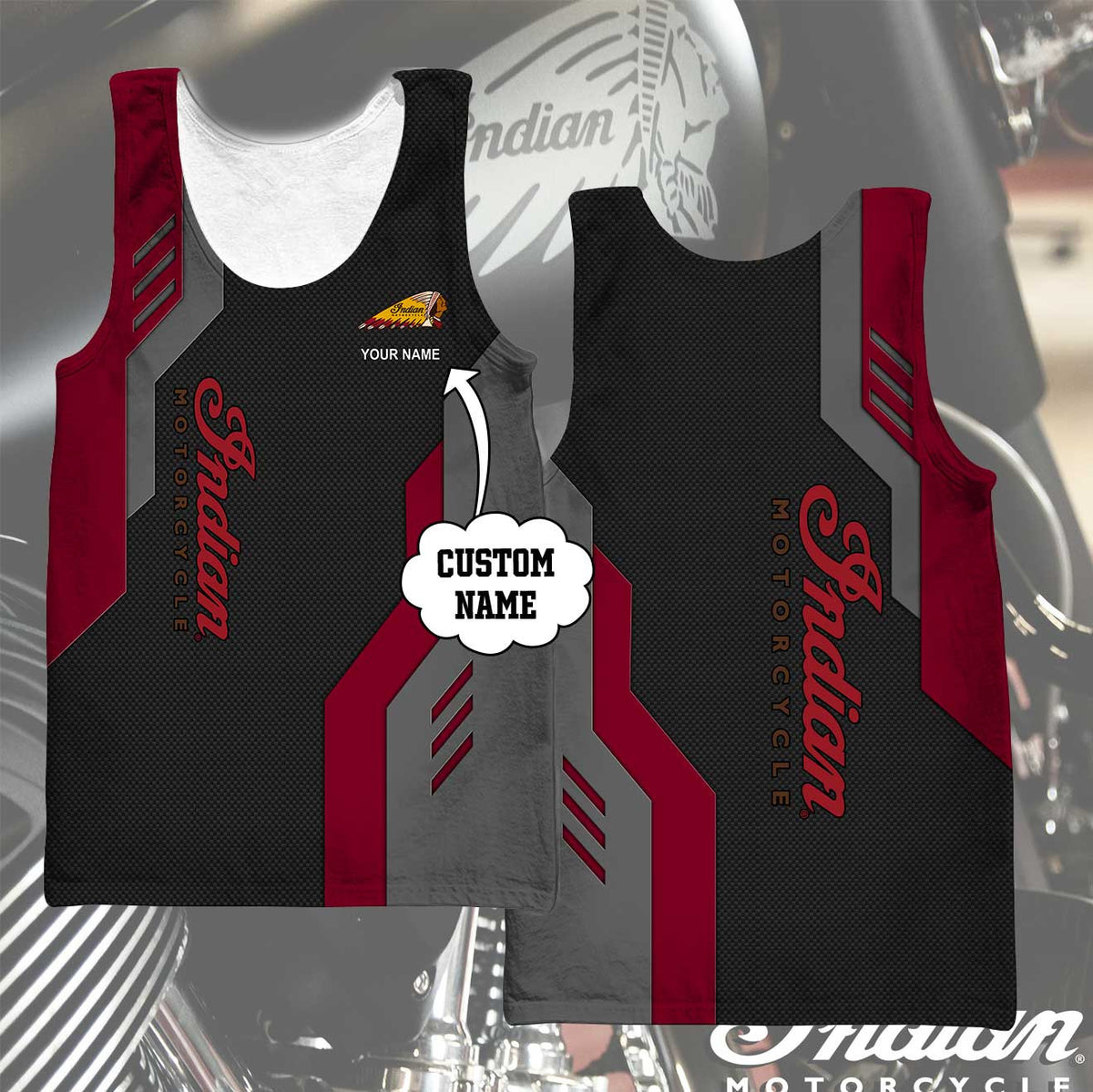 Custom Name IM 3D Apparels YVT1079