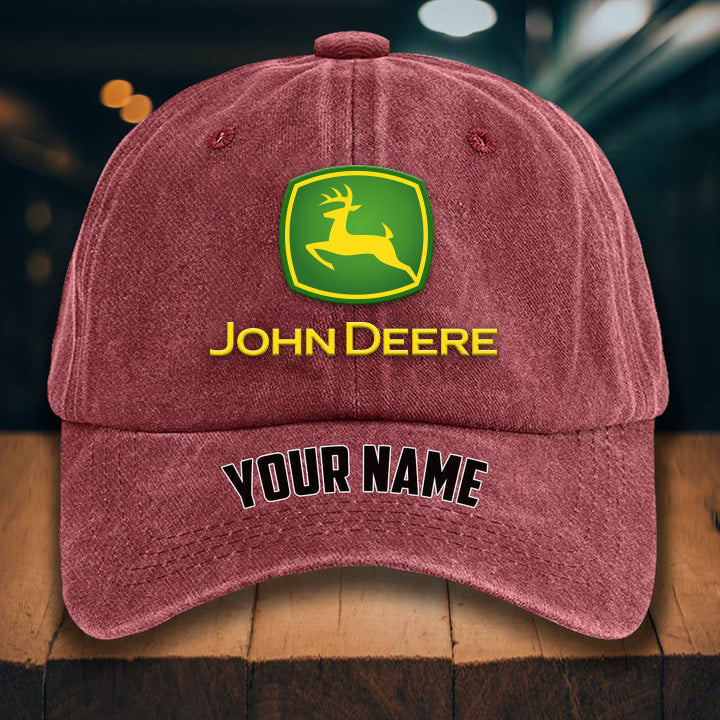 Custom Name JD Washed Denim Hats QUY4772