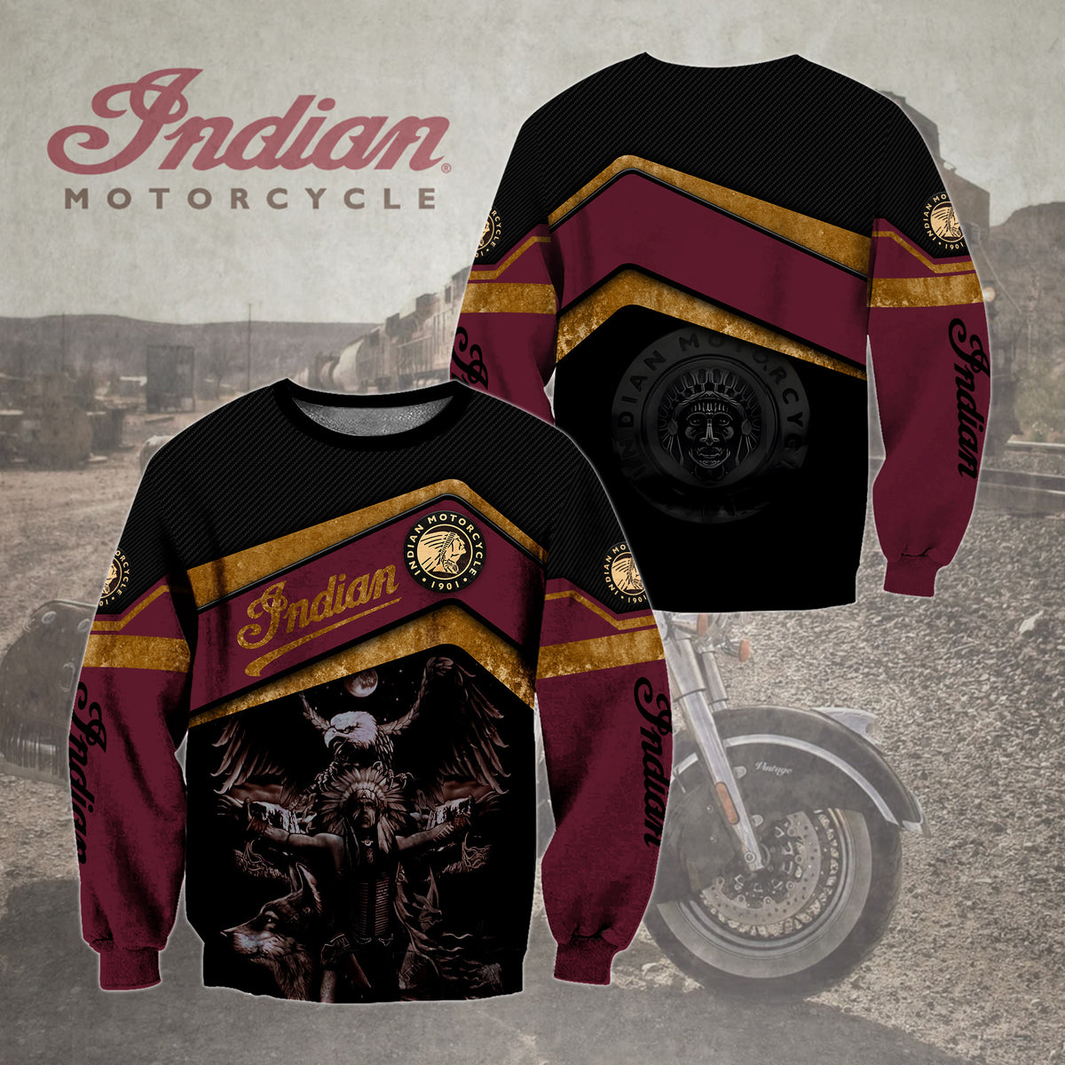 IM Motorcycle 3D All Over Printed Clothes QUY4937