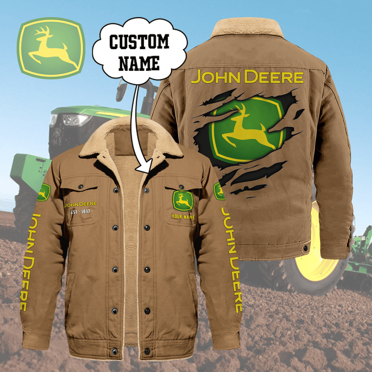 JD Limited Edition Fleece Cotton Jacket CR251140 THAOVTT1163
