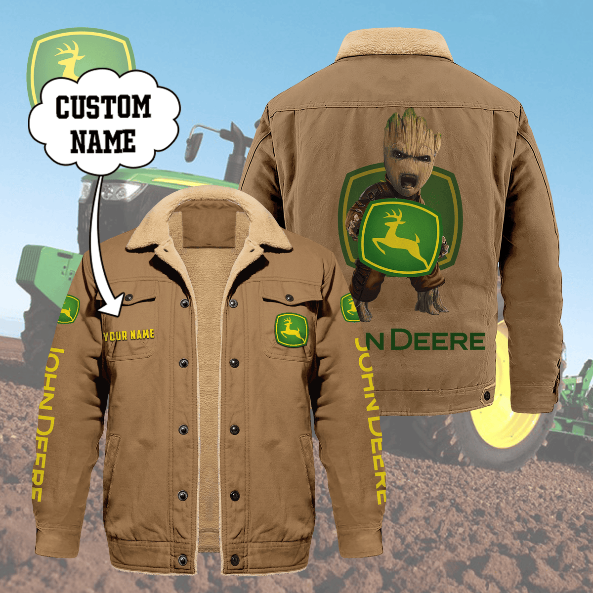 JD Limited Edition Fleece Cotton Jacket THAOVTT1165