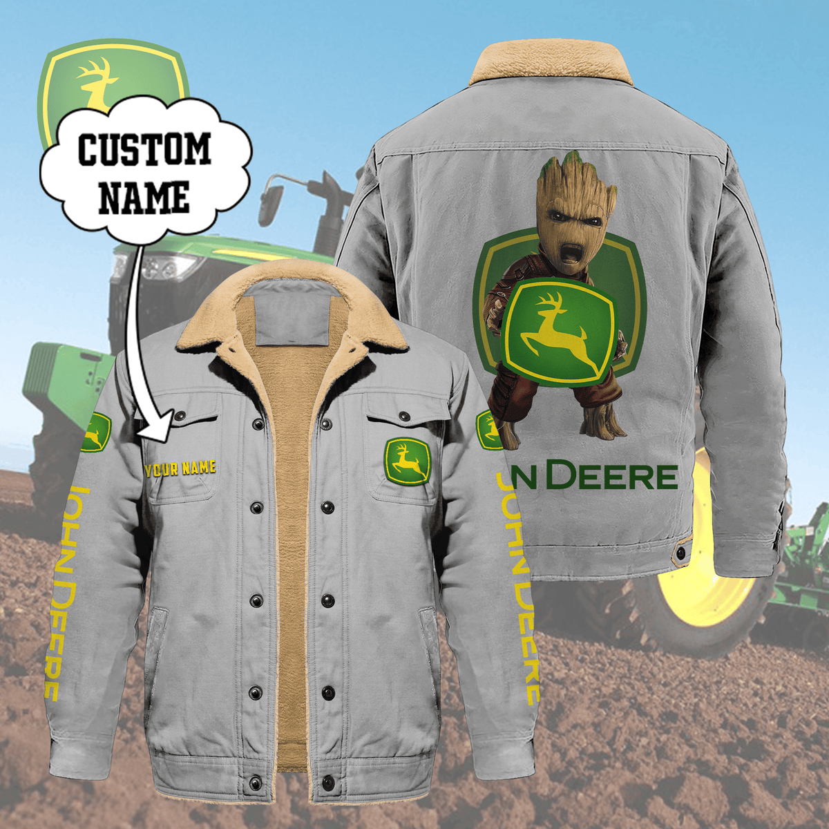 JD Limited Edition Fleece Cotton Jacket THAOVTT1165