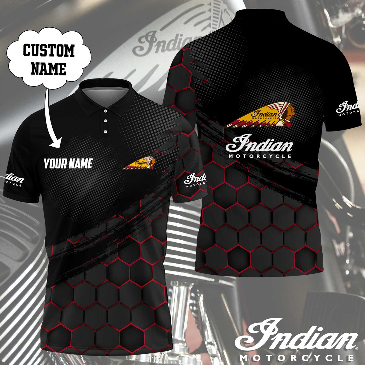 Custom Name IM 3D Apparels YVT0660
