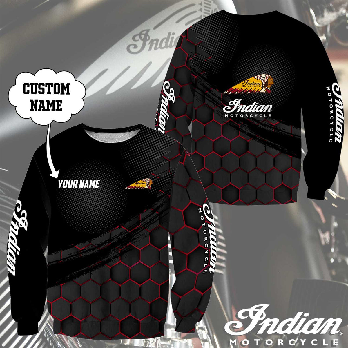 Custom Name IM 3D Apparels YVT0660