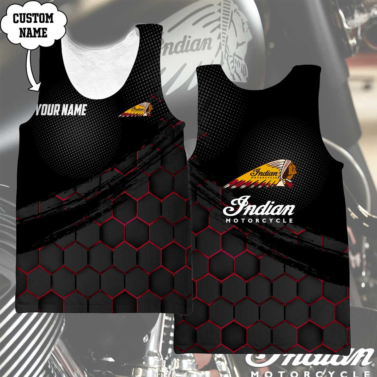 Custom Name IM 3D Apparels YVT0660