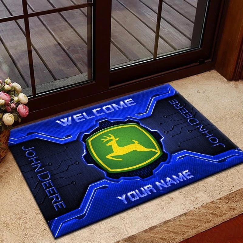 Custom Name JD Doormat QUY5263