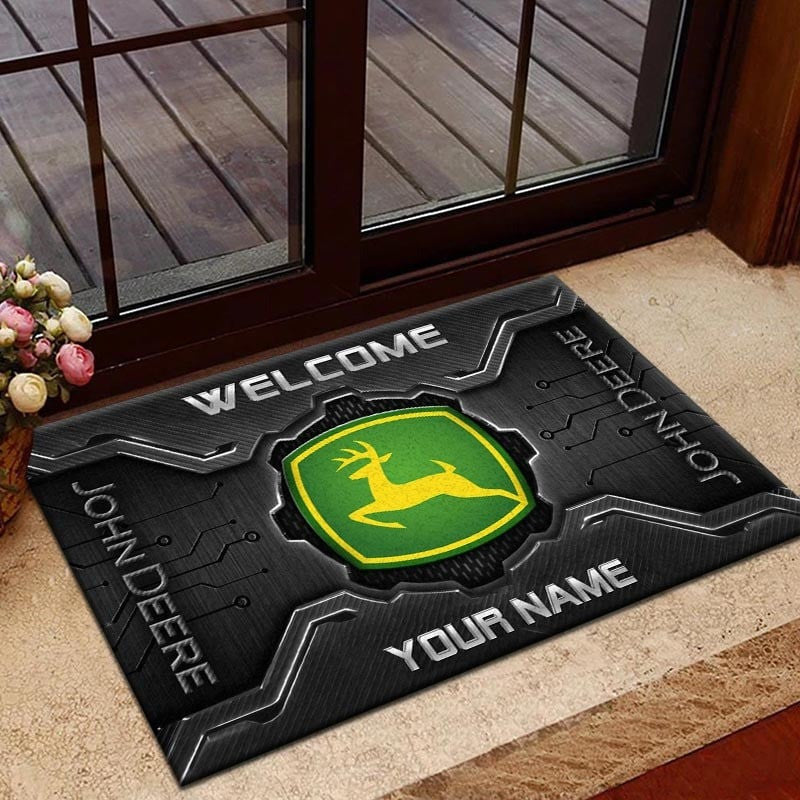 Custom Name JD Doormat QUY5263