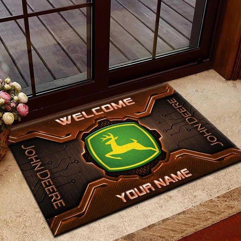 Custom Name JD Doormat QUY5263