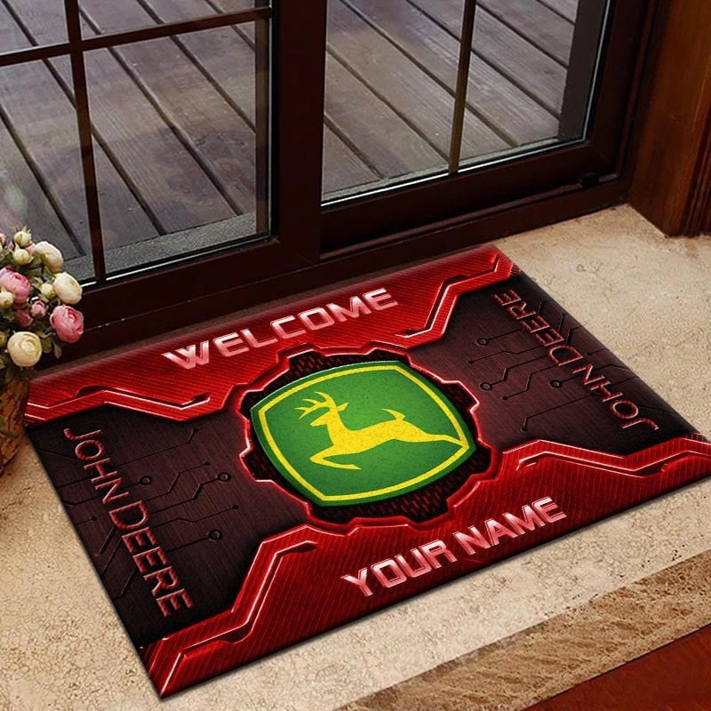 Custom Name JD Doormat QUY5263