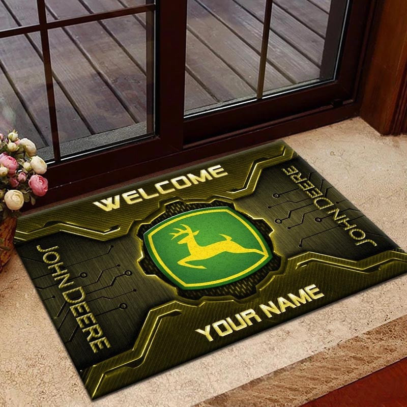 Custom Name JD Doormat QUY5263