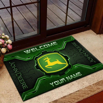 Custom Name JD Doormat QUY5263