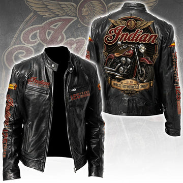 IM 125th Anniversary Motorcycle Leather Jacket IM10