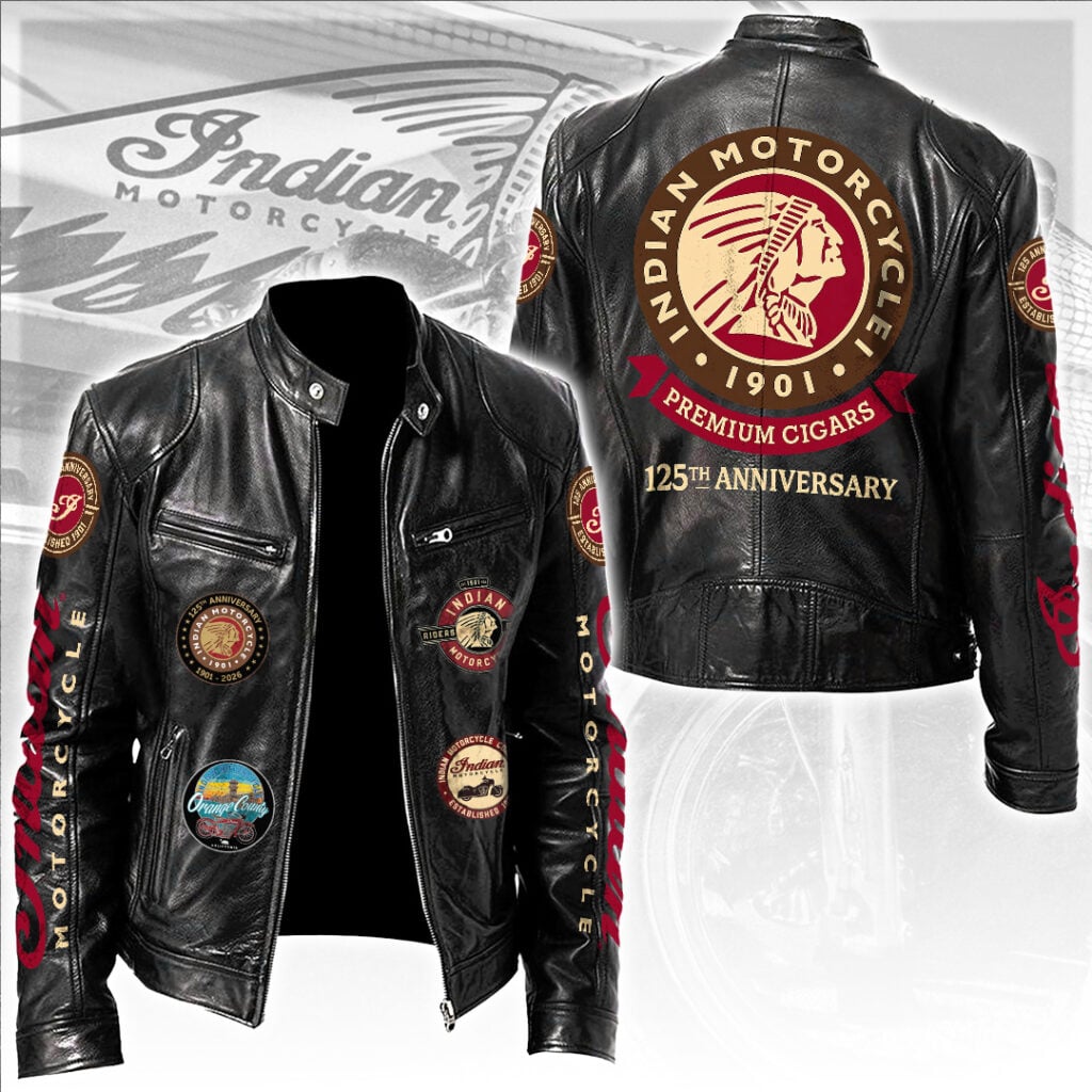 IM 125th Anniversary Motorcycle Leather Jacket IM13