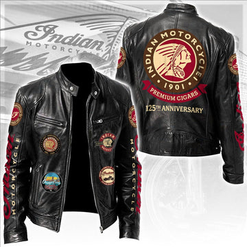 IM 125th Anniversary Motorcycle Leather Jacket IM13