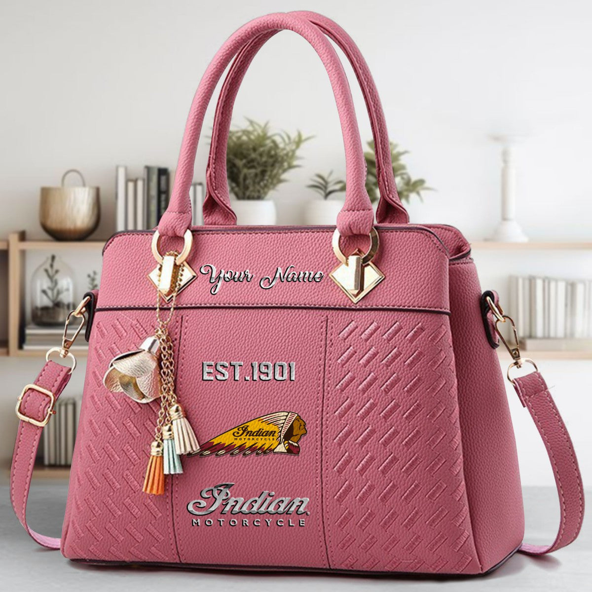Indian Motorcycle IM Zip Handbag Multicolor WINSBC11051