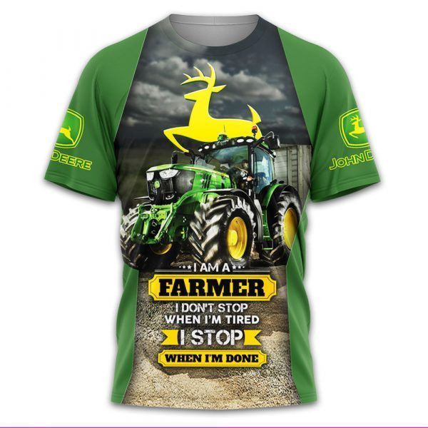 JD Tractor 3D Printed Love My Job FM46 QUY5024