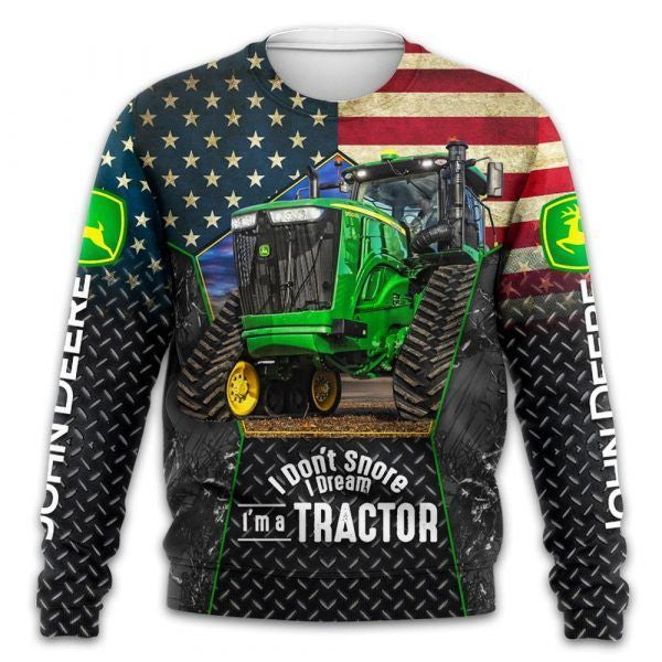 Beautiful JD Tractor 3D All Over Printed Shirts FM55