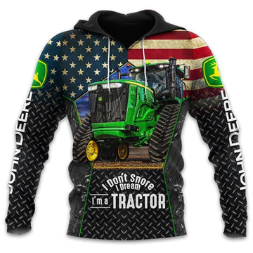 Beautiful JD Tractor 3D All Over Printed Shirts FM55