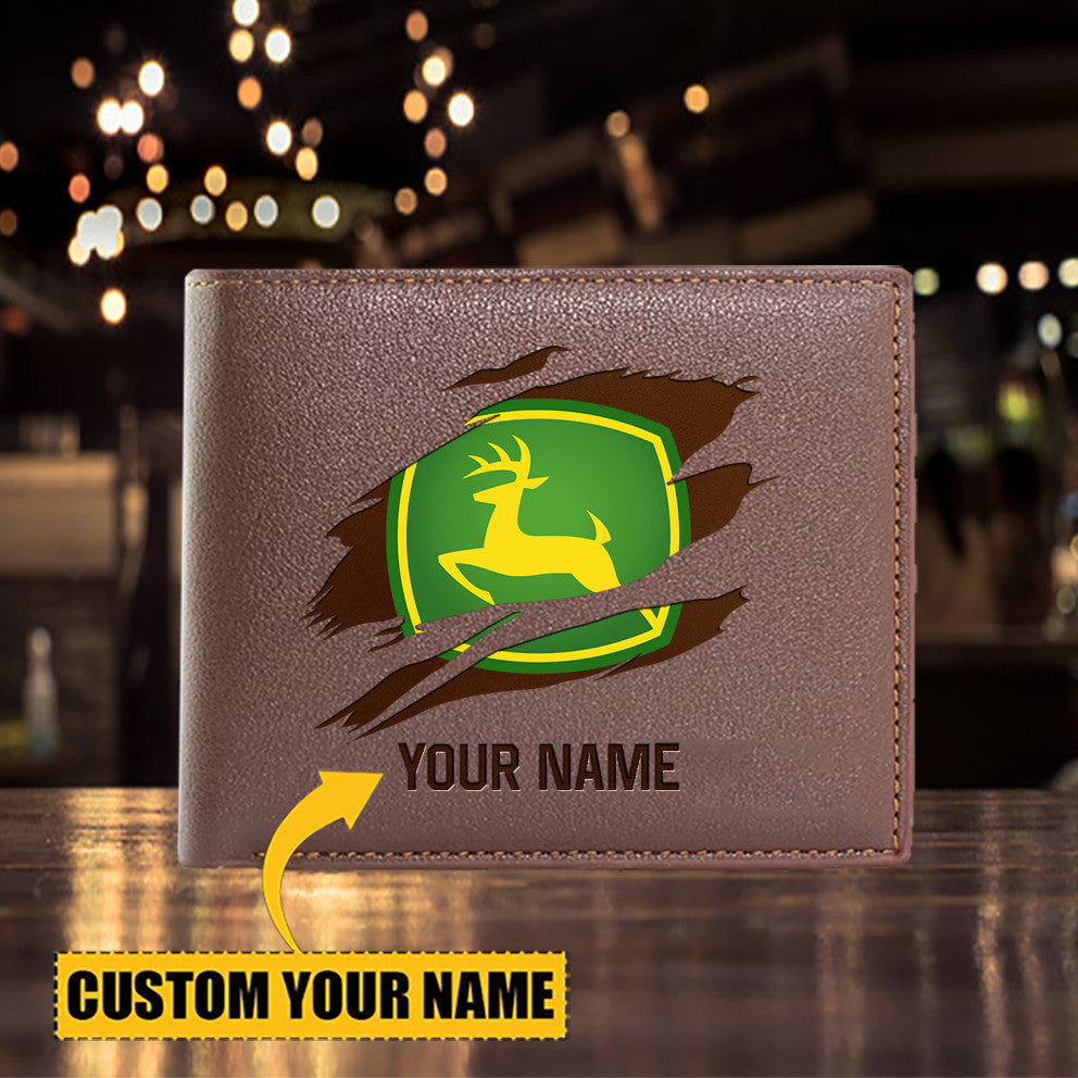 J-Deere Personalized Leather Wallet For Fans – Limited Edition