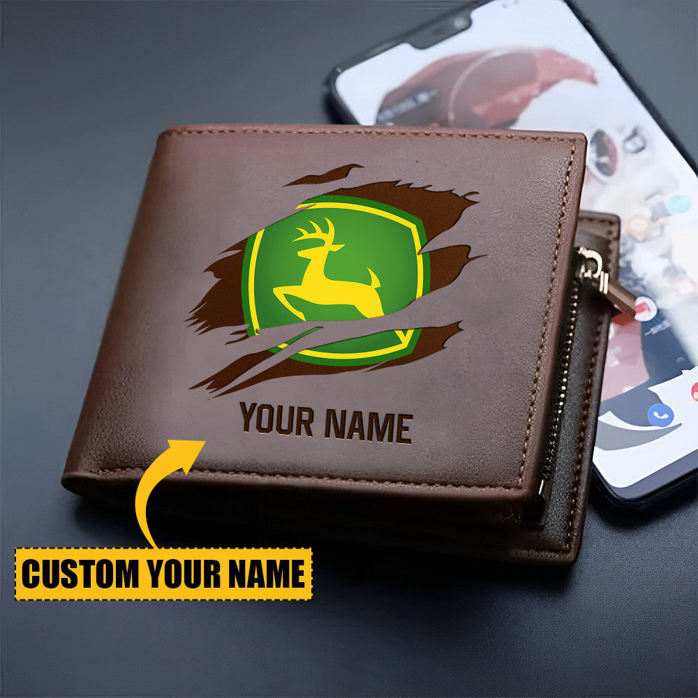 J-Deere Personalized Leather Wallet For Fans – Limited Edition