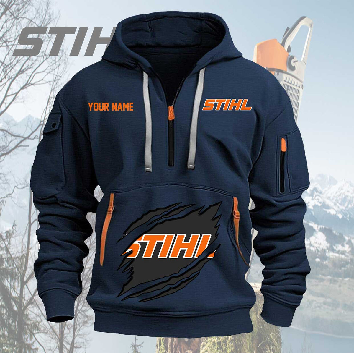 Chainsaw New Personalized Quarter Zip Hoodie For fan - Limited Edition YVT0203