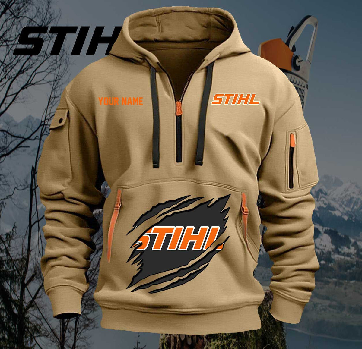 Chainsaw New Personalized Quarter Zip Hoodie For fan - Limited Edition YVT0203
